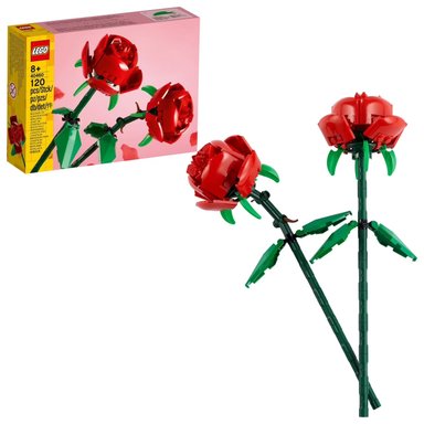 LEGO FLORES 40460 BOTANICALS ROSAS JUGUETE DE CONSTRUCCIÓN PARA NIÑAS Y NIÑOS 120 PZS - 1