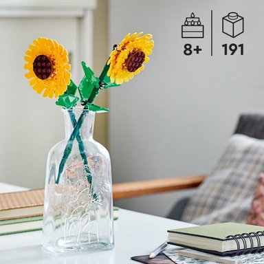 LEGO FLORES 40524 BOTANICALS JUGUETE DE CONSTRUCCIÓN DE GIRASOLES PARA NIÑOS 191 PZS - 3