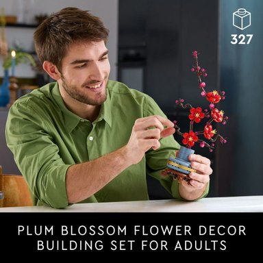 LEGO FLORES 10369 BOTANICALS SET DE CONSTRUCCIÓN DE FLOR DE CIRUELO 327 PZS - 3
