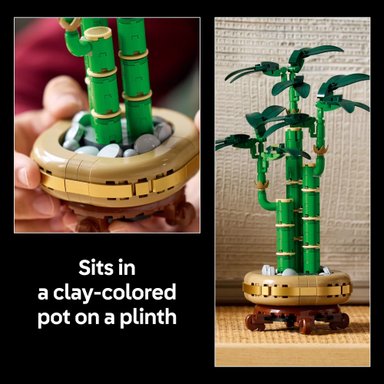 LEGO FLORES 10344 BOTANICALS SET DE CONSTRUCCIÓN DE BAMBU DE LA SUERTE 325 PZS - 5