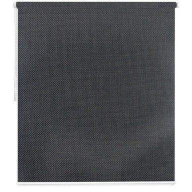 CORTINA ROLLER DECOR HOUSE CLASSIC SCREEN 240 CM ANCHO X 270 CM ALTO NEGRO - 1