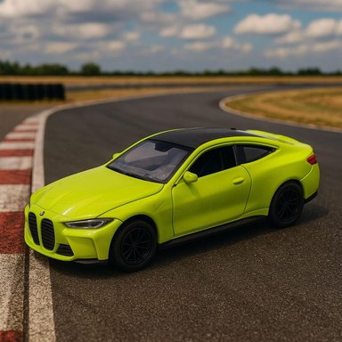 AUTO BMW M4 ESCALA 1:34:39 - WELLY - PERÚ - 2