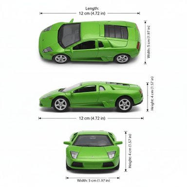 AUTO LAMBORGHINI HURACAN LP610-4 ESCALA 1:34:39 - WELLY - PERÚ - 3