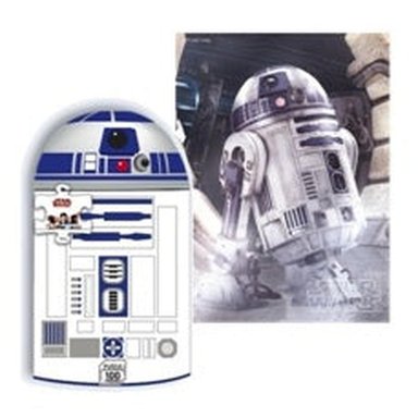 CAJA TUBO METALICO STAR WARS ROMPECABEZAS 100 PIEZAS R2D2 - PERÚ - 1
