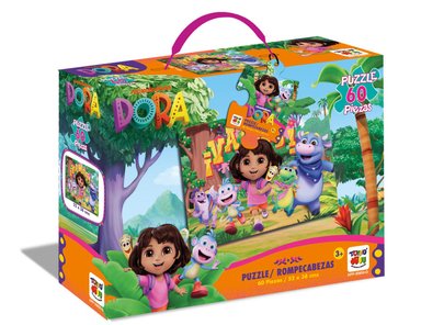 ROMPECABEZAS 60 PIEZAS - DORA LA EXPLORADORA - PERÚ - 1