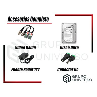 KIT 3 CÁMARA SEGURIDAD HIKVISION 10020103019 VIGILANCIA HD 720P 1 CON AUDIO 500 GB - 4