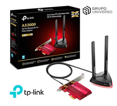ADAPTADOR TP-LINK TPLINK TX3000E INALÁMBRICO PCI EXPRES ARCHER WIFI 6 - 1