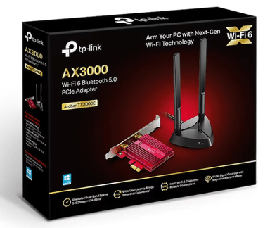 ADAPTADOR TP-LINK TPLINK TX3000E INALÁMBRICO PCI EXPRES ARCHER WIFI 6 - 5