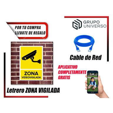 KIT 6 CÁMARA SEGURIDAD DAHUA 13021306007 5MP + DISCO VISION NOCTURNA FULL COLOR 1 TB - 2