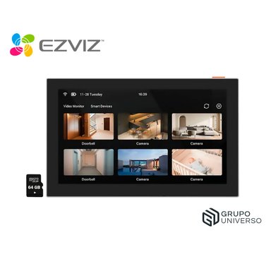 MONITOR EZVIZ SD7 (64GB) NEGRO TÁCTIL INTELIGENTE SD7 + MICRO SD 64GB - 1