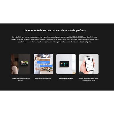 MONITOR EZVIZ SD7 (64GB) NEGRO TÁCTIL INTELIGENTE SD7 + MICRO SD 64GB - 5