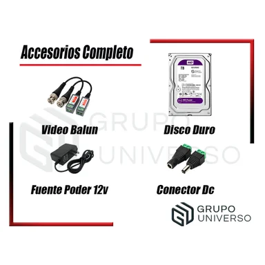 KIT 12 CÁMARA SEGURIDAD DAHUA 13020212095 HD 720P + DISCO HDMI 2 TB - 5