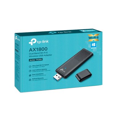 ADAPTADOR TP-LINK ARCHER TX20U USB INALAMBRICO WI-FI 6 AX1800 - 2
