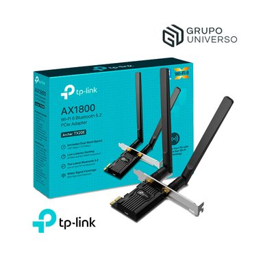 ADAPTADOR INALÁMBRICO TP-LINK ARCHER TX20E PCIE WI-FI 6 BLUETOOTH 5.3 AX1800 - 1