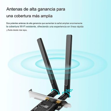 ADAPTADOR INALÁMBRICO TP-LINK ARCHER TX20E PCIE WI-FI 6 BLUETOOTH 5.3 AX1800 - 4