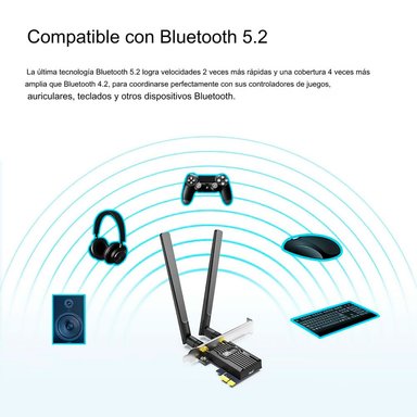 ADAPTADOR INALÁMBRICO TP-LINK ARCHER TX20E PCIE WI-FI 6 BLUETOOTH 5.3 AX1800 - 5