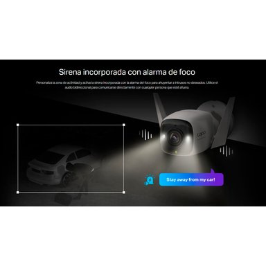 TP-LINK - CÁMARA DE VIGILANCIA IP EXTERIOR IP66 TAPO C325WB 4MP 2K - 3