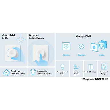TP LINK - DIMMER SMART TAPO S200D REGULADOR BRILLO ACCIONES PERSONALIZADAS - 2