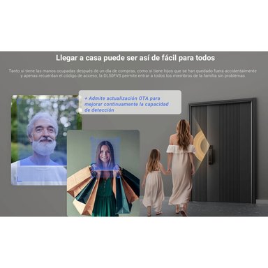 CERRADURA SMART EZVIZ DL50FVS FACE ID DESBLOQUEO MÚLTIPLE AUDIO BIDIRECCIONAL - 2