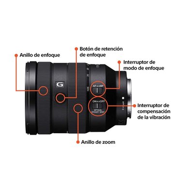 SONY LENTE ZOOM ESTÁNDAR G SEL24105G - 6