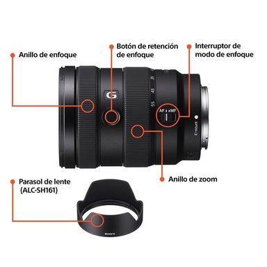 SONY LENTE ZOOM ESTÁNDAR G SEL1655G - 6