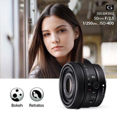 SONY LENTE PRIME ESTÁNDAR G SEL50F25G - 5