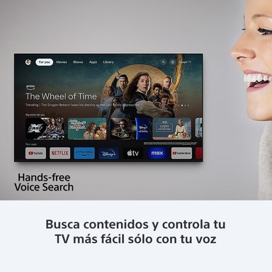 TELEVISOR SMART TV SONY 4K ULTRA HD 55" K-55S30 LA8 TV K-55S30 BRAVIA 3 GOOGLE TV CON HDR - 5
