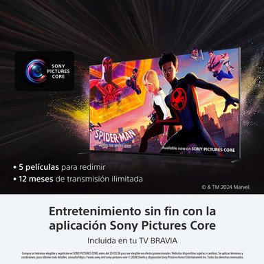 TELEVISOR SMART TV SONY 4K ULTRA HD 55" K-55S30 LA8 TV K-55S30 BRAVIA 3 GOOGLE TV CON HDR - 6
