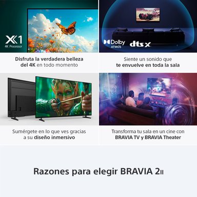 SONY TV 55' K-55S20M2 4K ULTRA HD BRAVIA 2 II GOOGLE TV CON HDR - 4