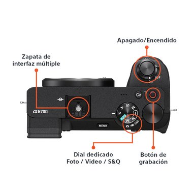 SONY ALPHA CÁMARA PROFESIONAL ILCE-6700K - 7