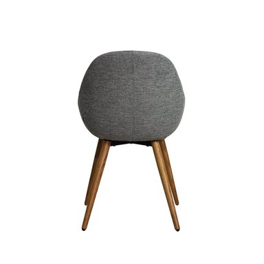 SILLA COMEDOR NIHMO SMASH WOOD GRIS OSCURO - 4