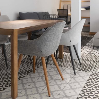 SILLA COMEDOR NIHMO SMASH WOOD GRIS OSCURO - 5