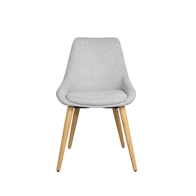 SILLA COMEDOR NIHMO BEAT WOOD GRIS CLARO - 2
