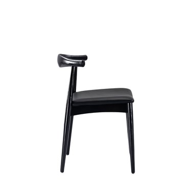 SILLA DE COMEDOR DE MADERA MOUSTACHE NEW NEGRO - 3