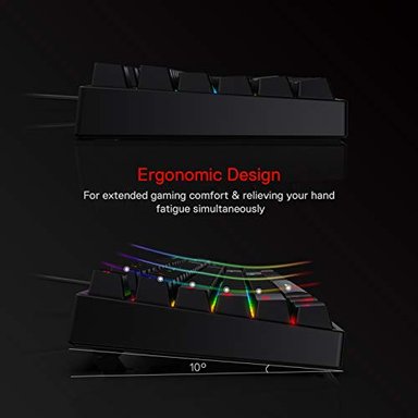 TECLADO REDRAGON K582 COLOR ROJO ILUMINACIÓN - 3