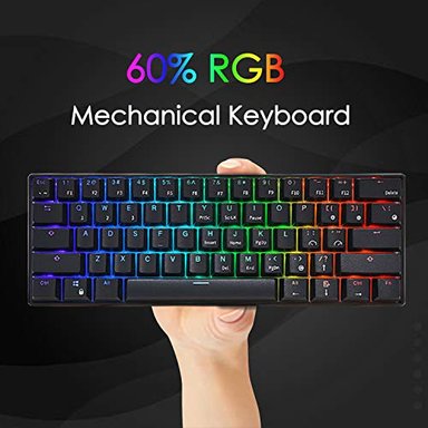 TECLADO RK ROYAL KLUDGE COLOR NEGRO ILUMINACIÓN - 2