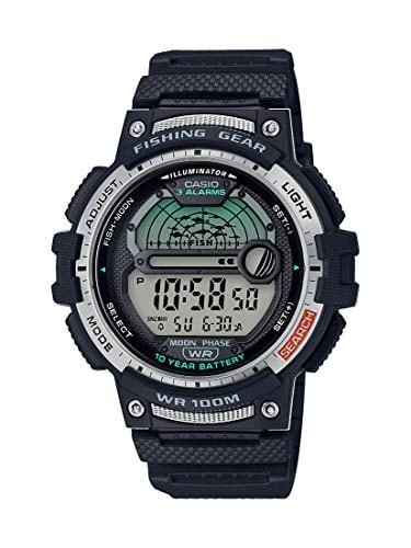RELOJ CASIO HOMBRE DEPORTIVO WS-1200H-1AVCF PRO TREK CORREA NEGRO CUARZO RESINA - 1
