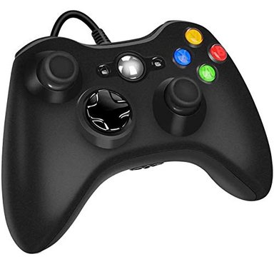 CONTROLADOR GLOBAL SHOPEX WIRED CONTROLLER FOR XBOX 360 YAEYE GAME CONTROLLER DUAL-VIBRATION TURBO FOR MICROSOFT XBOX 360/360 SL - 1