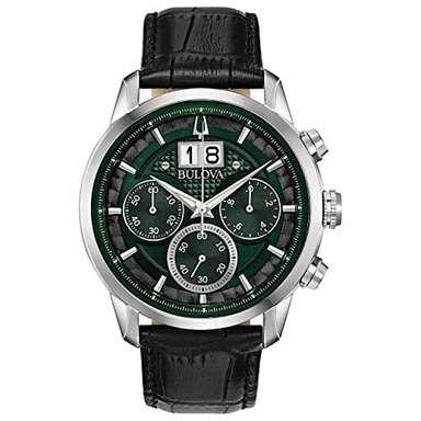 RELOJ BULOVA HOMBRE 96B310 CRONÓGRAFO CAJA NEGRO ACERO INOXIDABLE - 1