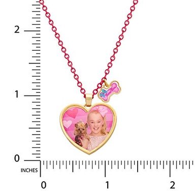 COLLAR GLOBAL SHOPEX JOJO SIWA Y ARCO ROSA PULSERA Y CORAZÓN MODA SET 406 + 2.3IN EXTENSIÓN MULTICOLOR MEDIANO - 3