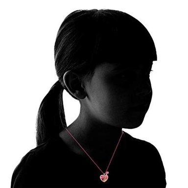 COLLAR GLOBAL SHOPEX JOJO SIWA Y ARCO ROSA PULSERA Y CORAZÓN MODA SET 406 + 2.3IN EXTENSIÓN MULTICOLOR MEDIANO - 5