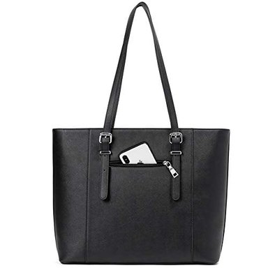 BOLSA DE PIEL PARA ORDENADOR PORTÁTIL PARA MUJER BROMEN 15.6' BOLSA DE TRABAJO CON COMPARTIMENTO ACOLCHADO - 2