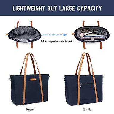 BOLSA GRANDE PARA MUJER PORTÁTIL BOLSA DE TRABAJO HOMBRO CON MANGA DE CARRETILLA - 3