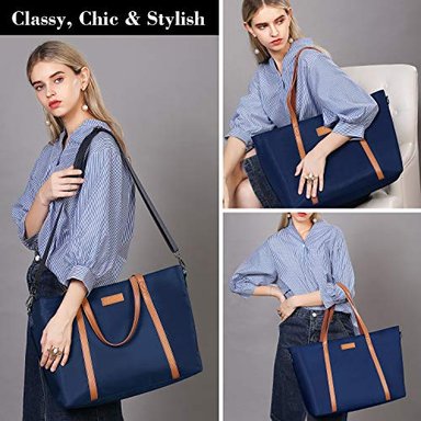 BOLSA GRANDE PARA MUJER PORTÁTIL BOLSA DE TRABAJO HOMBRO CON MANGA DE CARRETILLA - 6