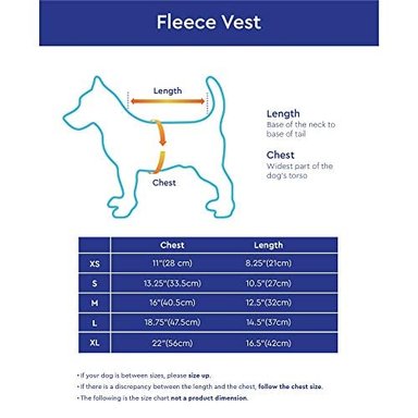 GOOBY - CHALECO DE TEJIDO POLAR PARA PERRO ROPA DE INVIERNO PARA PERROS PEQUEÑOS PARA USO EN INTERIORES Y EXTERIORES - 2