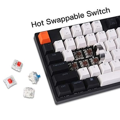 TECLADO KEYCHRON C2H3 COLOR MULTICOLOR ILUMINACIÓN TECLADO MULTIMEDIA - 5