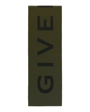 ACCESORIOS PARA BUFANDA CON LOGO JACQUARD DE GIVENCHY (HOMBRE) Y MUJER EN COLOR CAQUI MULTICOLOR - 1