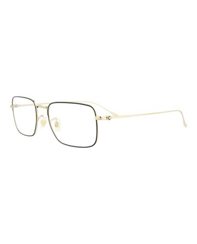 MONTURA ÓPTICA DE METAL CON MARCO CUADRADO MONTBLANC (HOMBRE) EN DORADO DORADO TRANSPARENTE - 2
