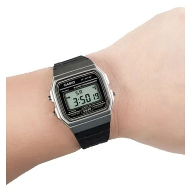 RELOJ CASIO HOMBRE DIGITAL F-91WM-1B - 2
