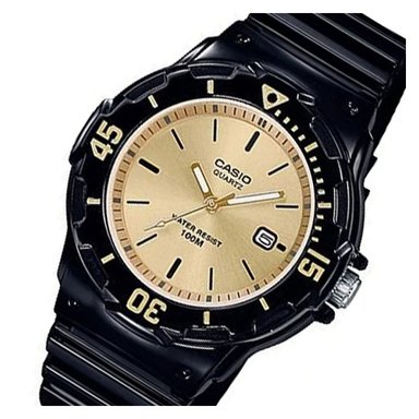 RELOJ CASIO MUJER ANÁLOGO LRW200H-9EVDF DORADO - 3